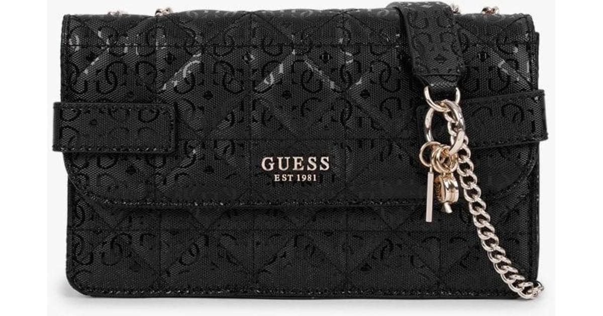 Guess Malia Convertible Black Crossbody Bag Lyst UK