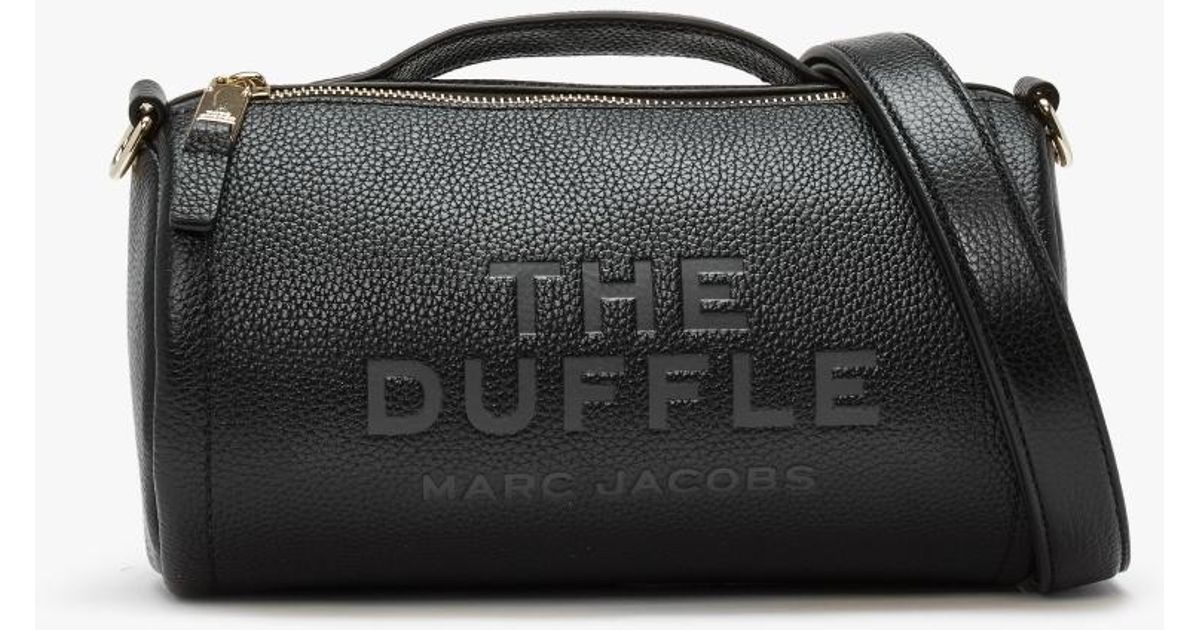 Marc Jacobs The Leather Black Duffle Bag | Lyst UK