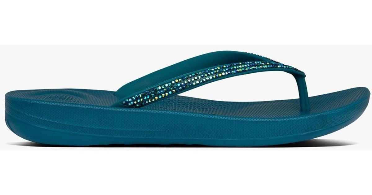Blue fit flops best sale