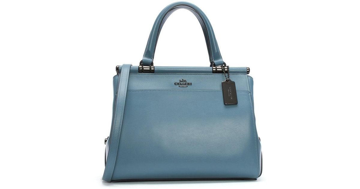 dark blue coach bag