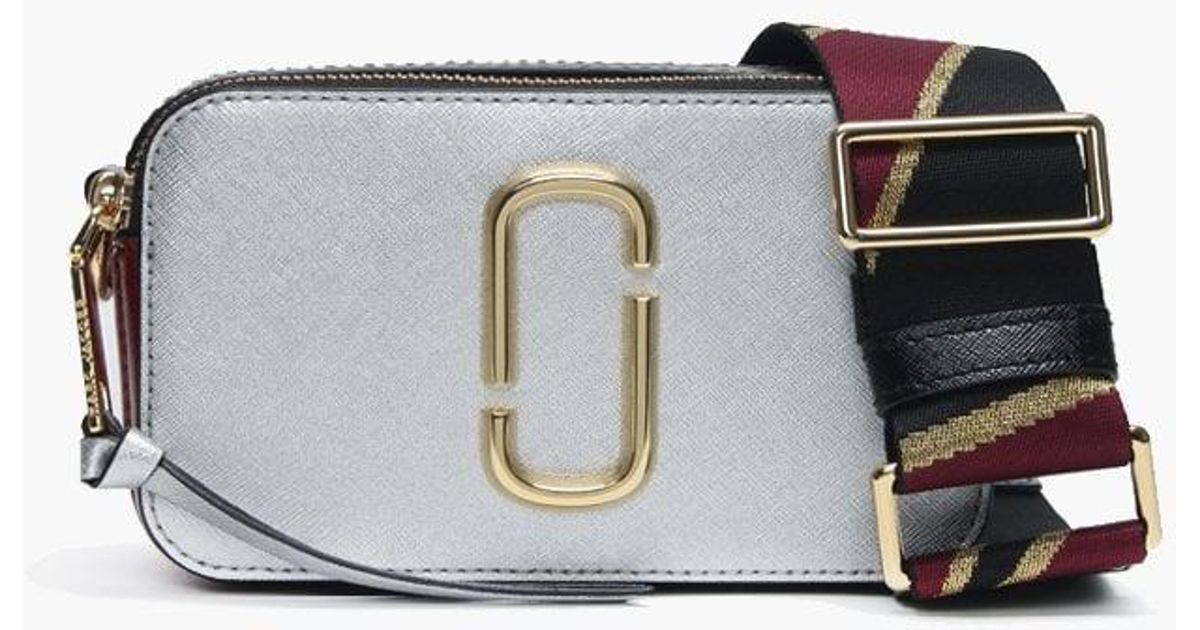 Marc Jacobs Snapshot Silver Multi Leather Camera Bag in Metallic - Lyst