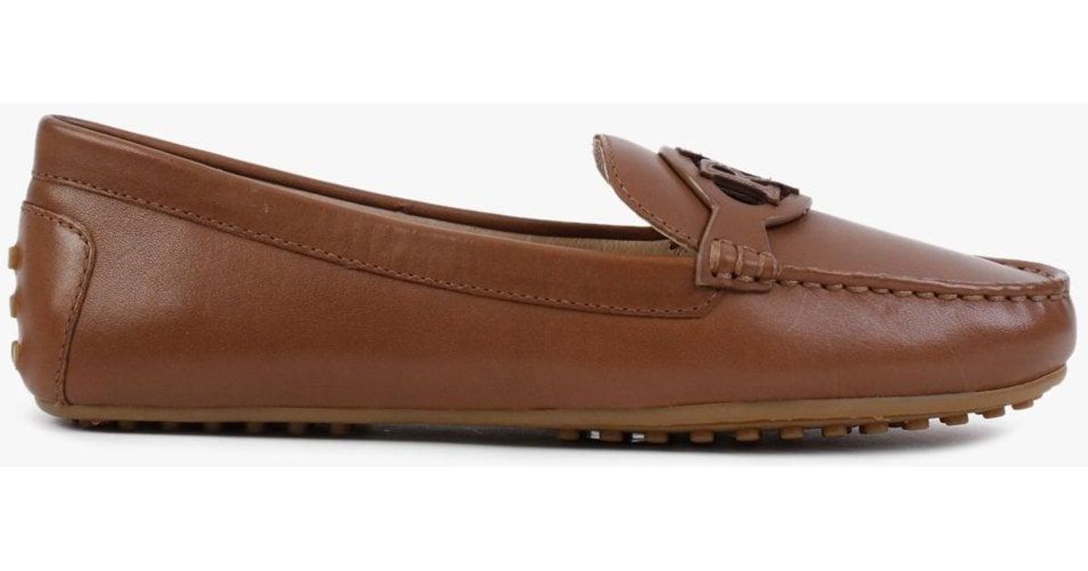 ralph lauren briony leather driver