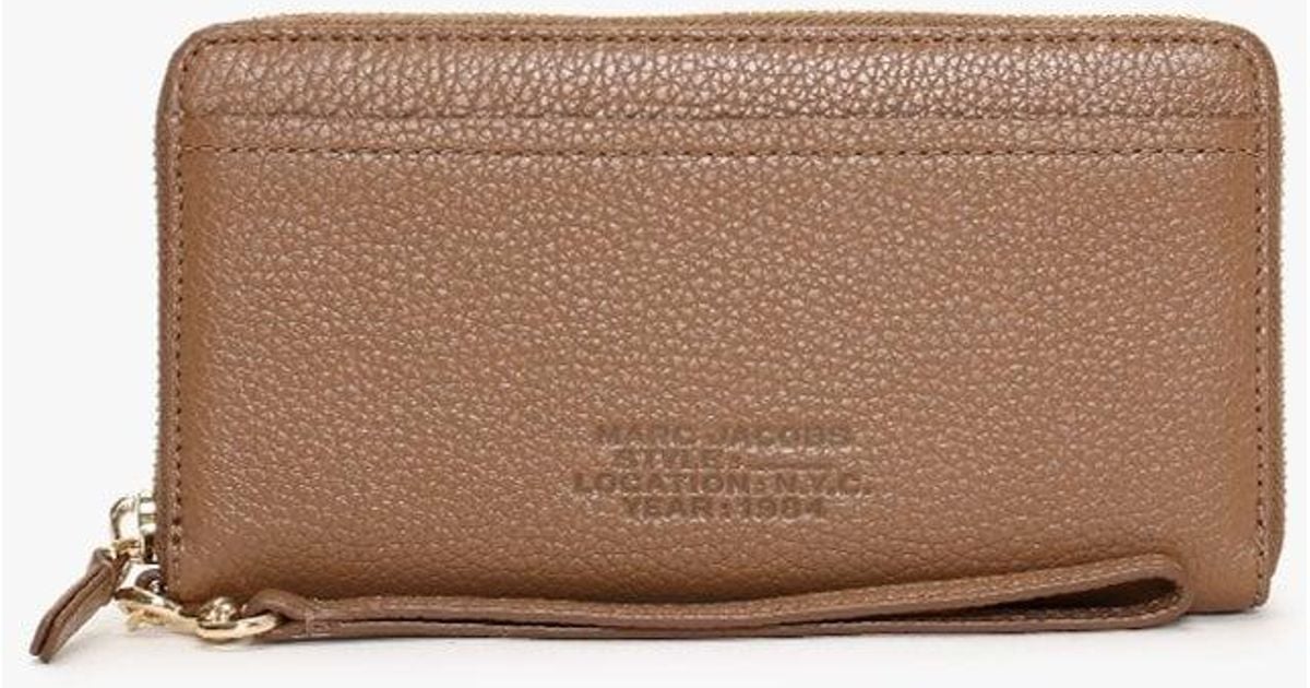 Marc Jacobs The Leather Continental Argan Oil Wallet in Brown Lyst Canada