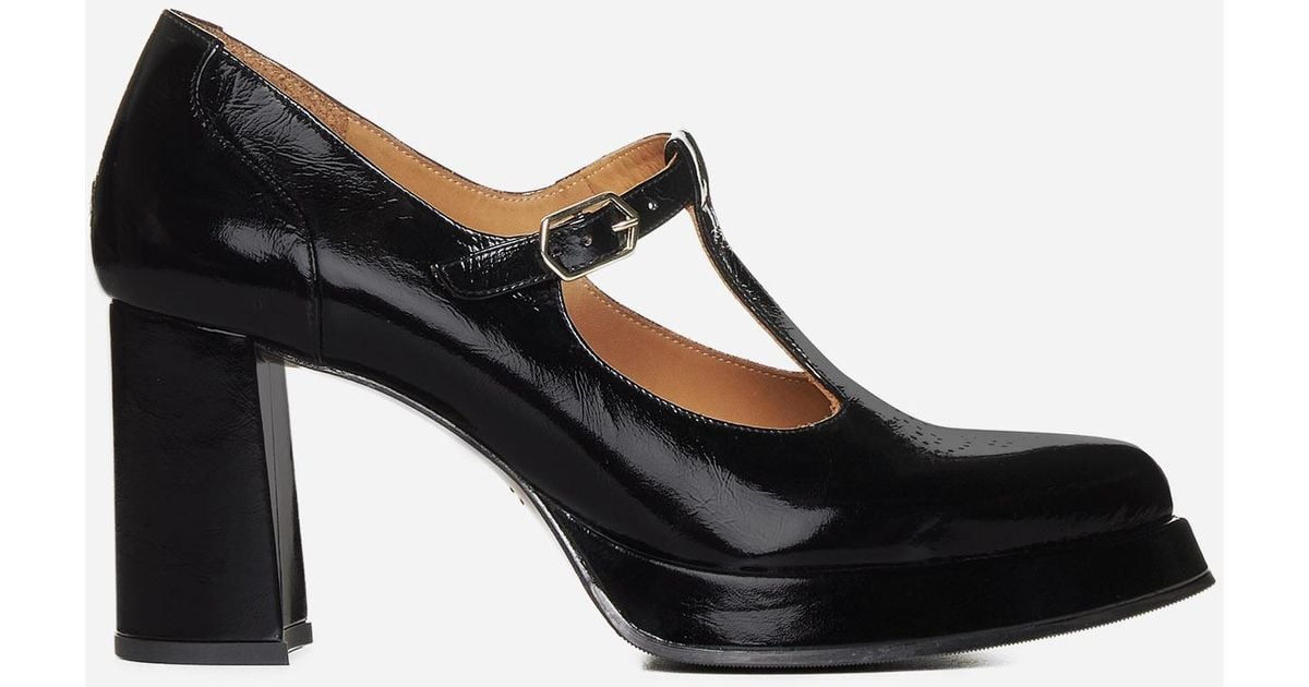 Chie Mihara Fedra Patent Leather Pumps in Black | Lyst