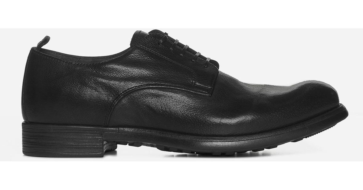 Officine Creative Chronicle 001 Leather Derby Shoes in Black for Men | Lyst