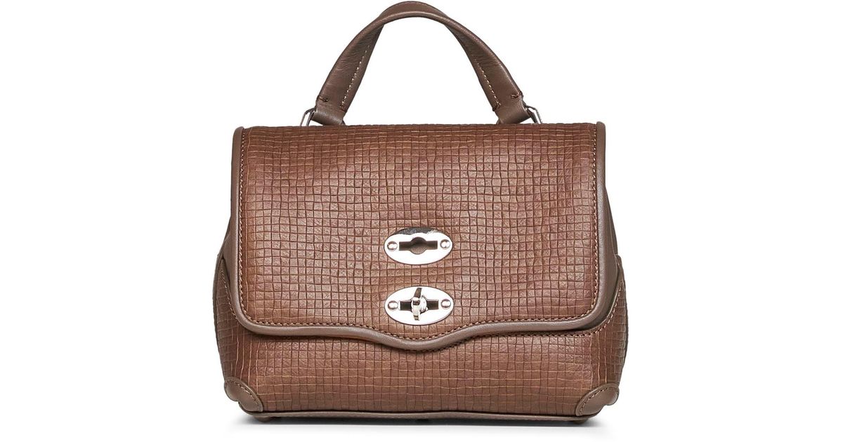 Zanellato Ostia Antica Baby Postina Handbag in Brown | Lyst UK