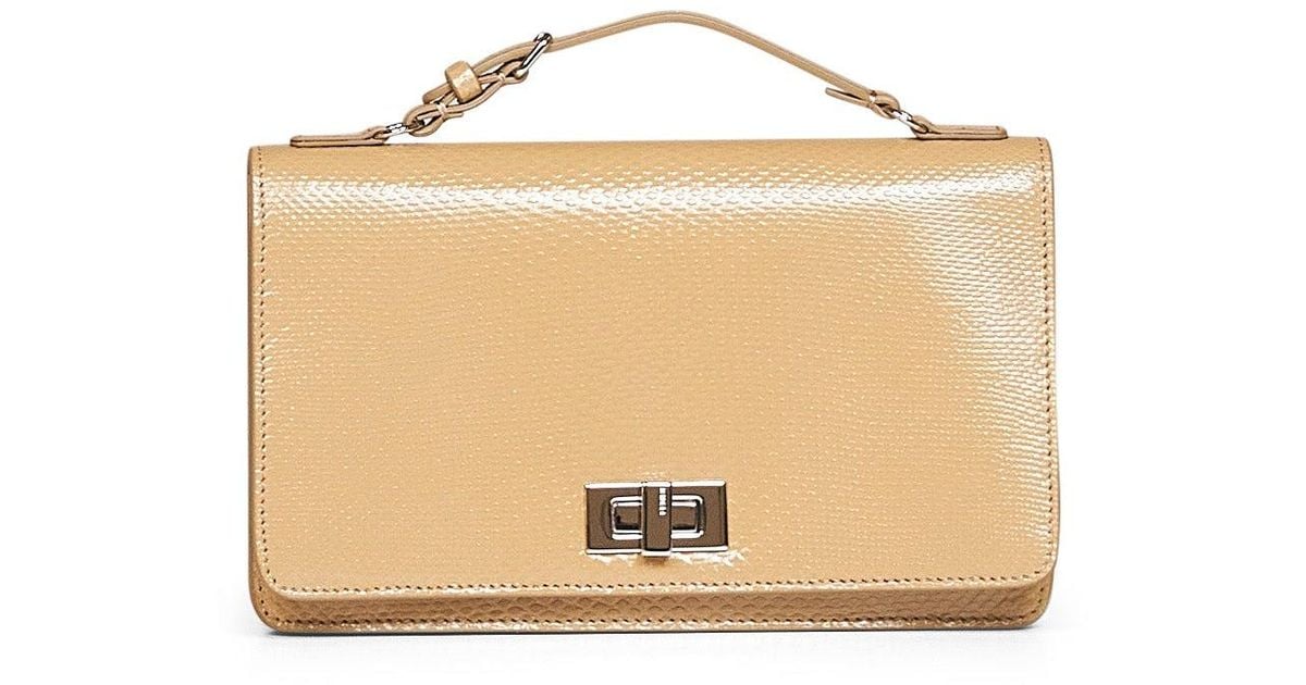 Fendi Light Peekaboo Wallet On Chain in Natural | Lyst UK