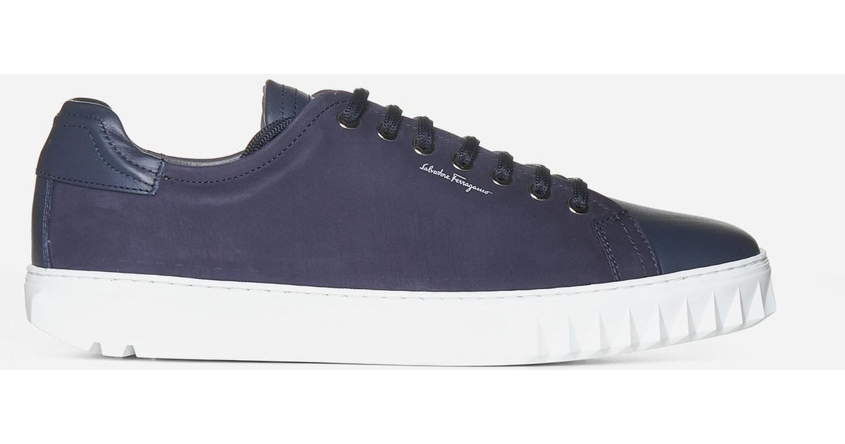 Salvatore ferragamo cube sneaker top