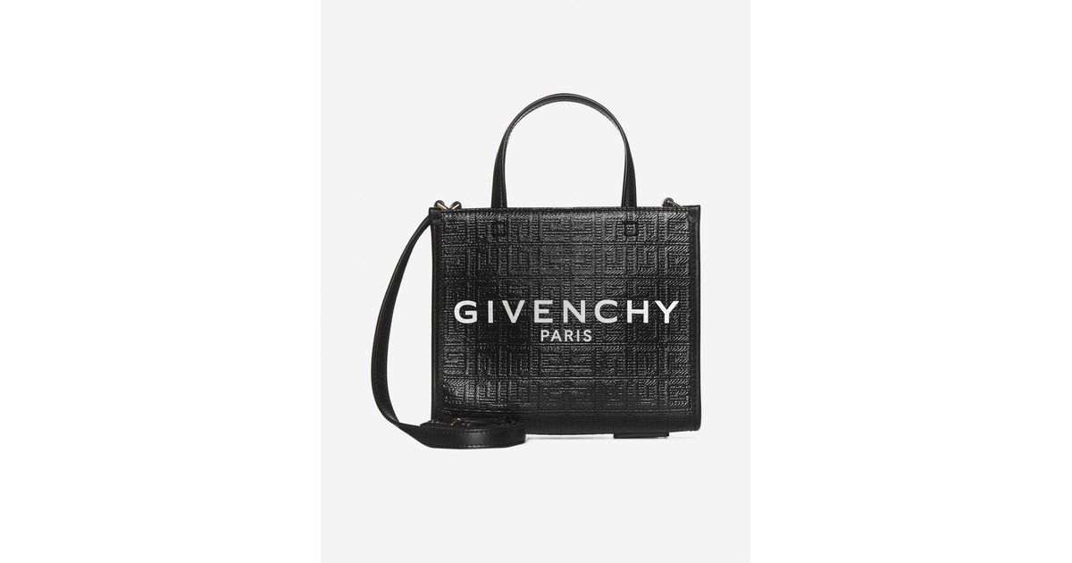 Givenchy 4g Coated Canvas Mini Tote Bag in Black Lyst UK