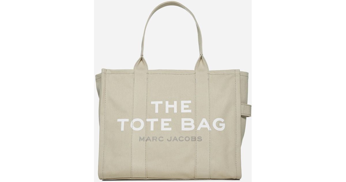Marc Jacobs The Large Tote Canvas Bag in Beige (Natural) | Lyst UK