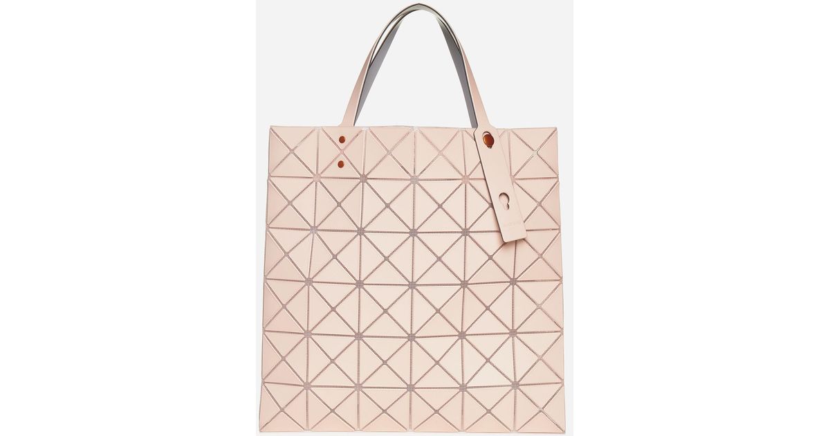 Bao Bao Issey Miyake Lucent One Tone Tote Bag in Natural | Lyst