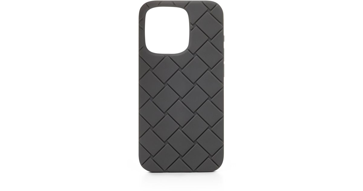 Bottega Veneta グレー iPhone15プロケース Bottega Veneta Case for iPhone 15 Pro Max | Men's | Vitkac