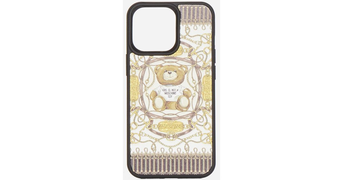 Moschino Iphone 13 Pro Cover Save 26 Lyst