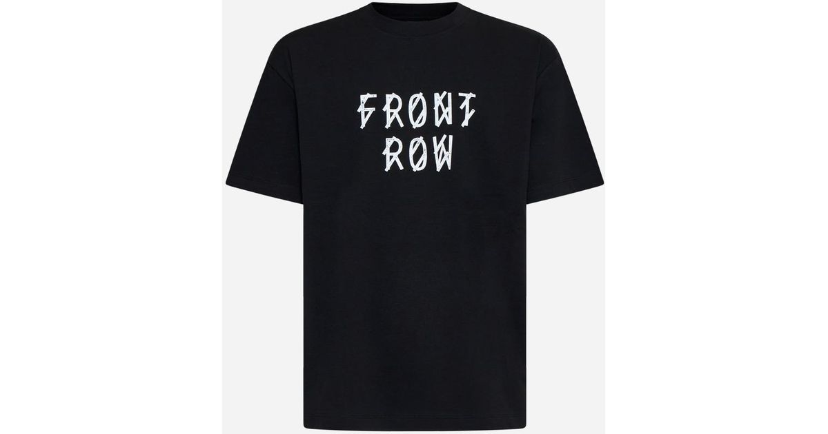 44 Label Group Black Front Row T-shirt for Men | Lyst