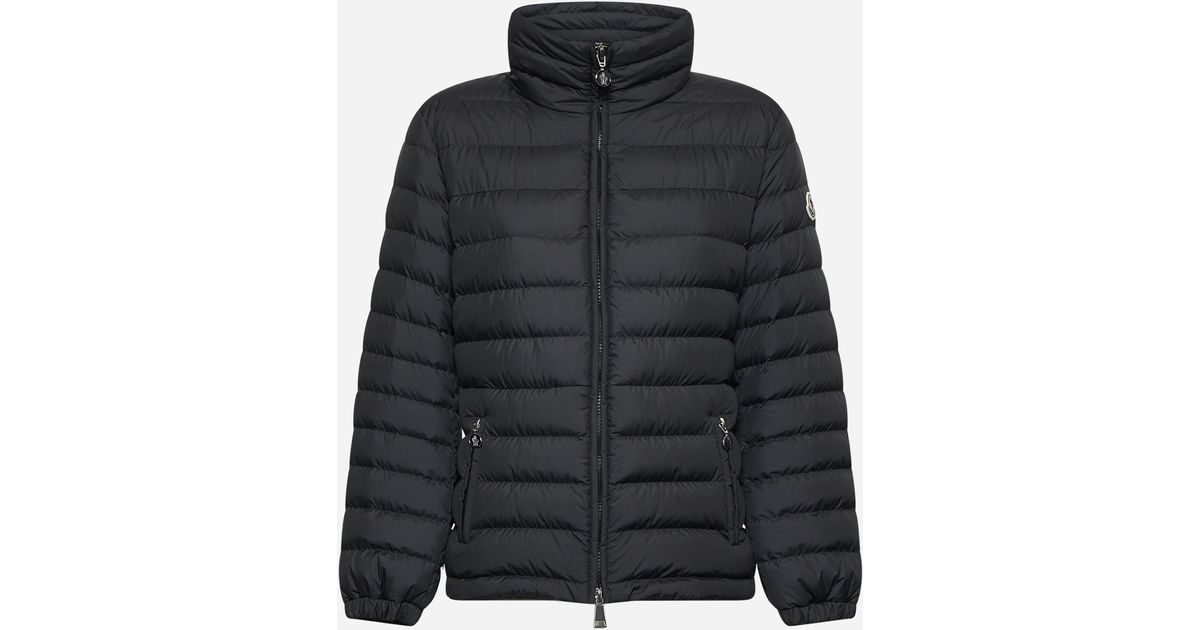 Moncler Black Abderos Short Down Jacket | Lyst