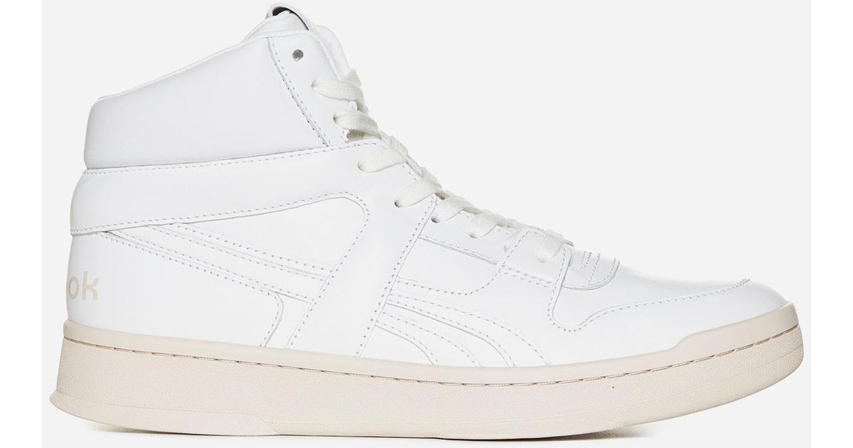 Reebok Bb 5600 Leather Sneakers in White for Men | Lyst