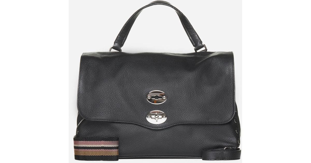 Zanellato Postina M Leather Bag in Black | Lyst