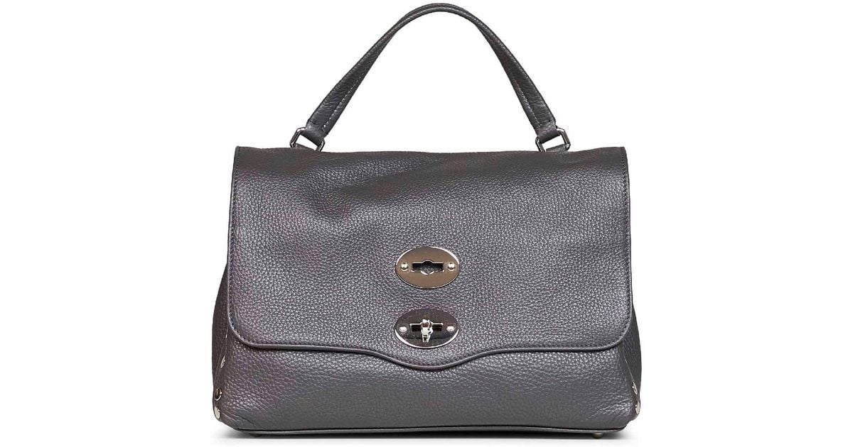 Zanellato Vulcano Small Postina Handbag in Grey | Lyst UK