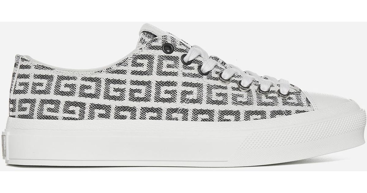 givenchy city jacquard sneakers