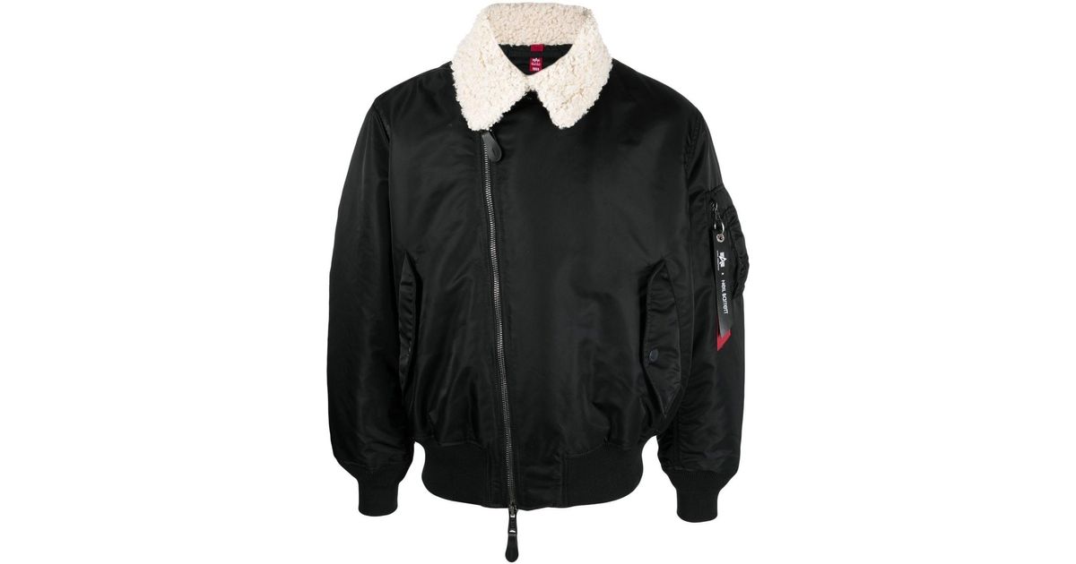 Neil Barrett X Alpha Industries Ma-1 Bomber Jacket in Black