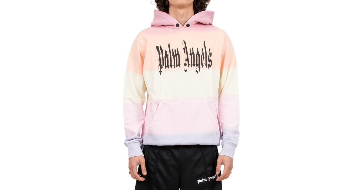 Palm angels hoodie rainbow sale