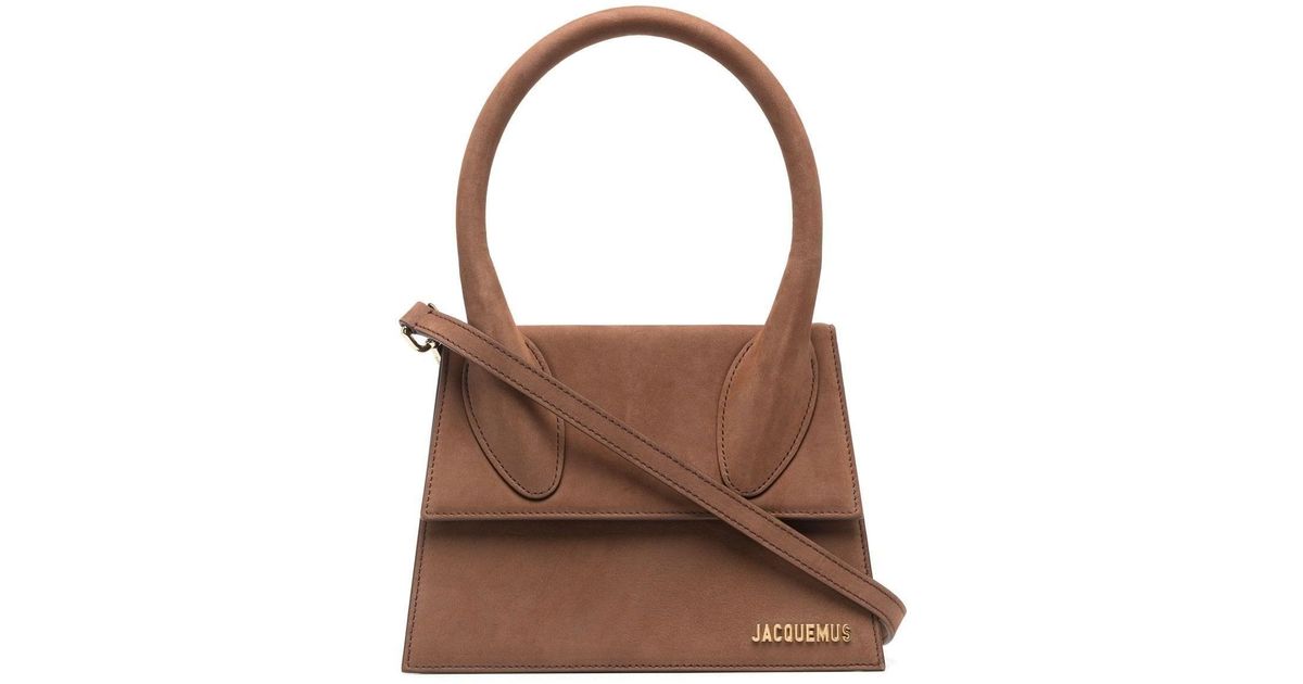 Jacquemus Le Grand Chiquito Suede Bag in Brown Lyst Canada