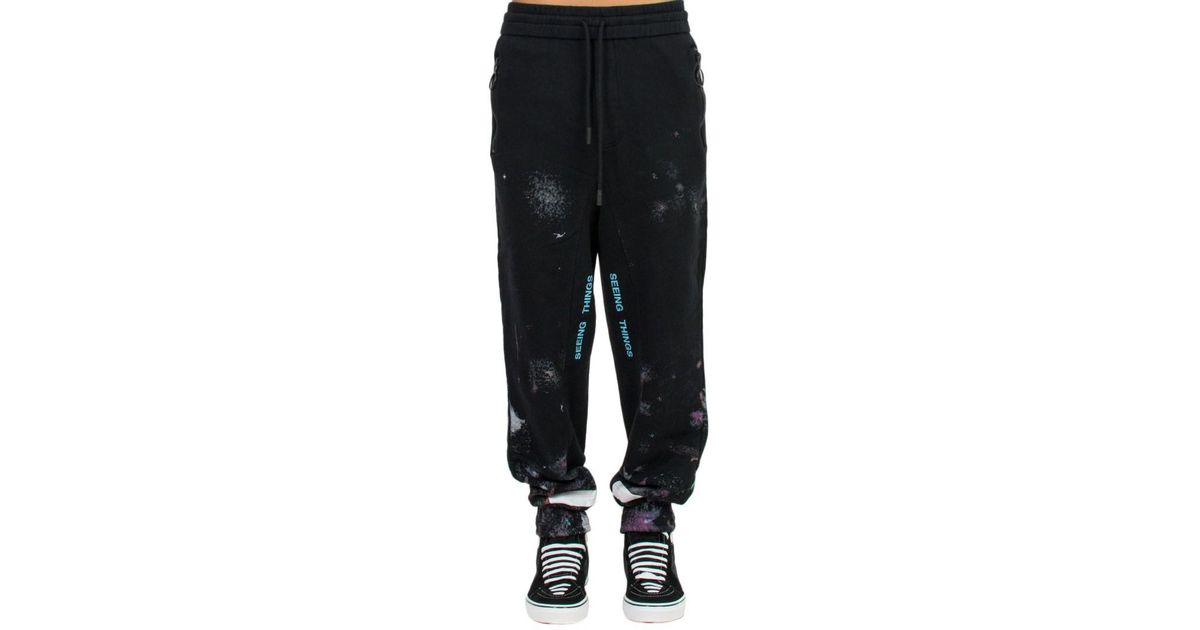 off white galaxy pants