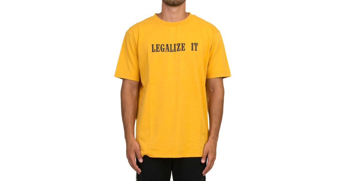 Palm Angels Cotton 'legalize It' T 