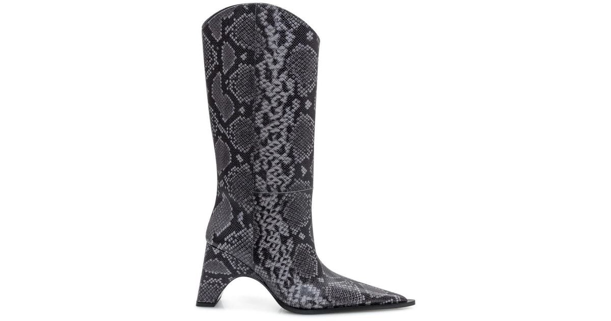 Coperni Printed Boots in Black | Lyst UK