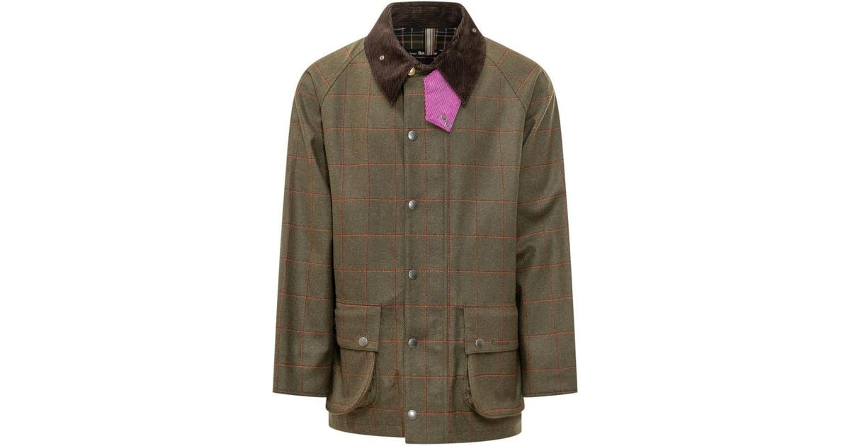 Check Amount Barbour Check Regular Jacket in Green for Men | Lyst