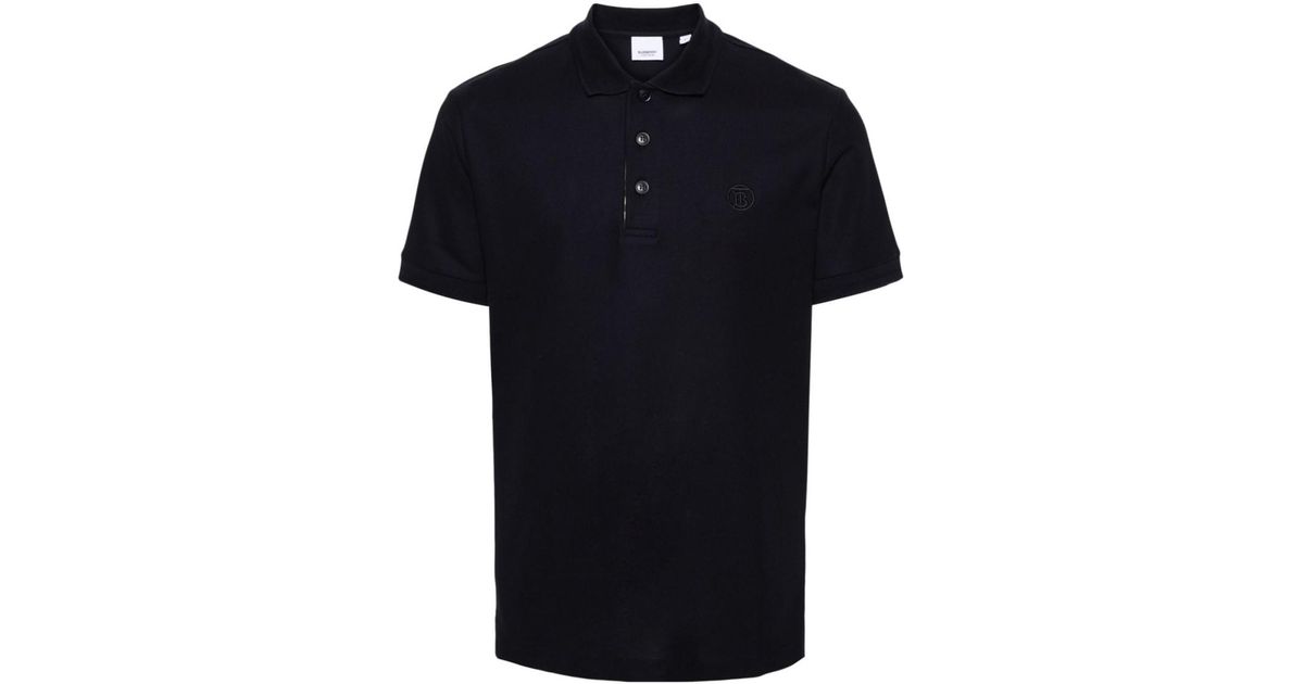 Burberry Men's Polo in Cotone Con Grey main image 1