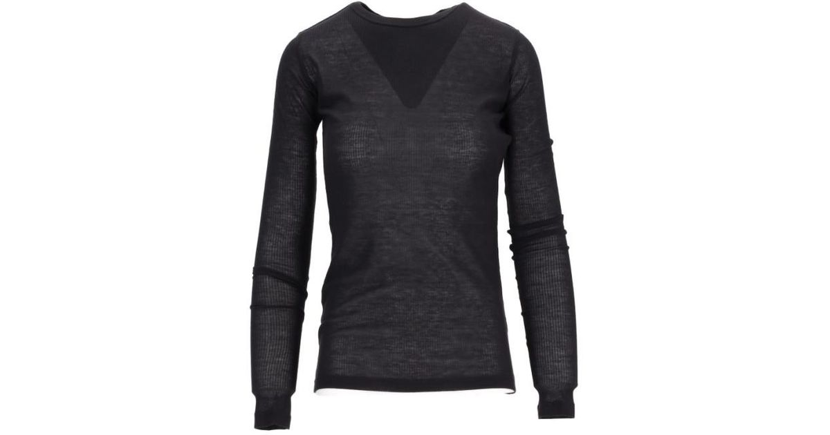 トップス ANN DEMEULEMEESTER Long Sleeve T-shirt Fiene Long Sleeve T-Shirt – Ann Demeulemeester