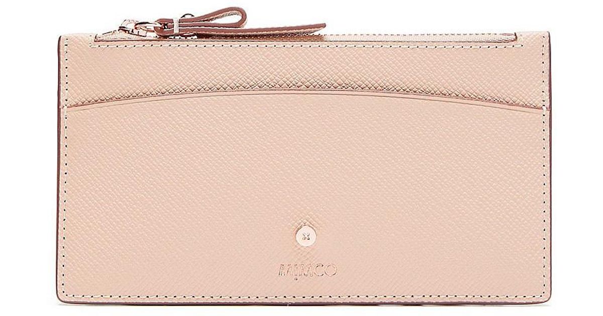 mimco wallet pink