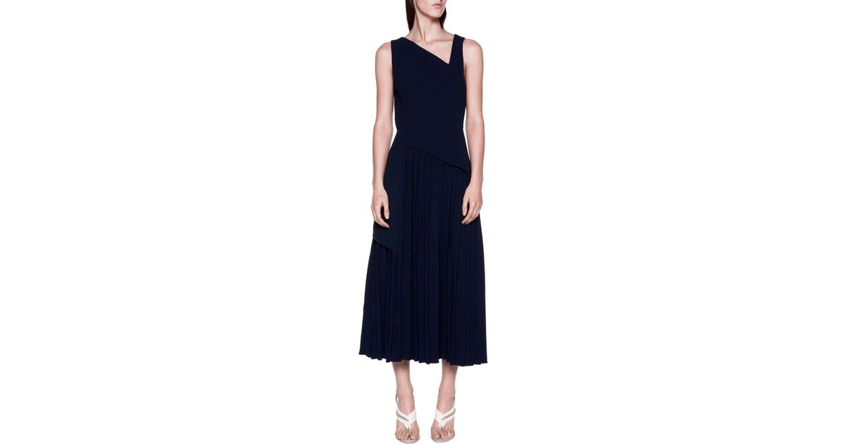dion lee coil pleat dress
