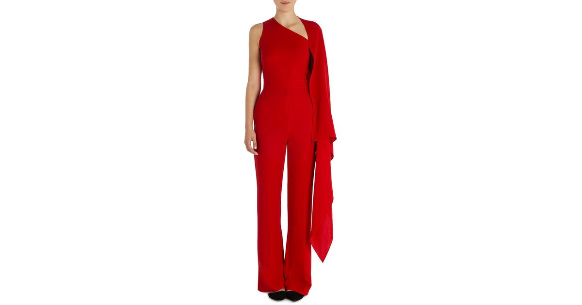 carla zampatti red jumpsuit