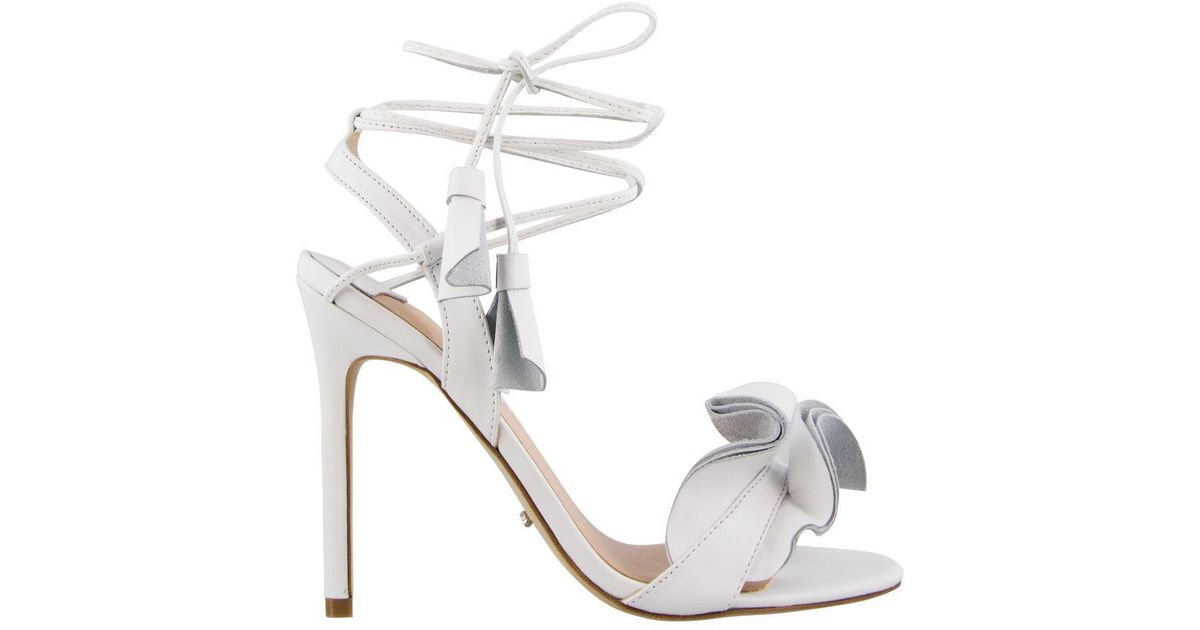 tony bianco white heels