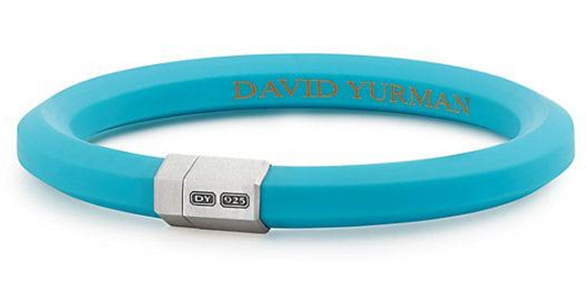 Lyst David Yurman Hex Bracelet In Teal 10 5mm Blue