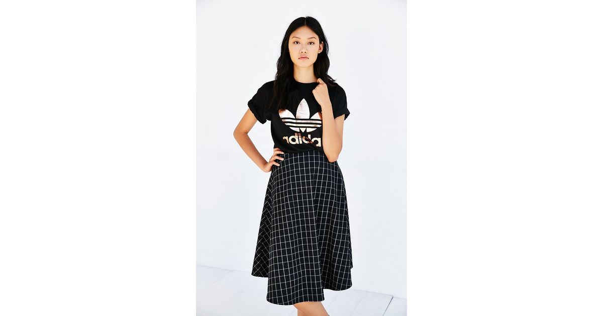 adidas Originals Double Logo Cotton T-Shirt in Black | Lyst adidas Originals Double Logo Cotton T-Shirt in Black | Lyst