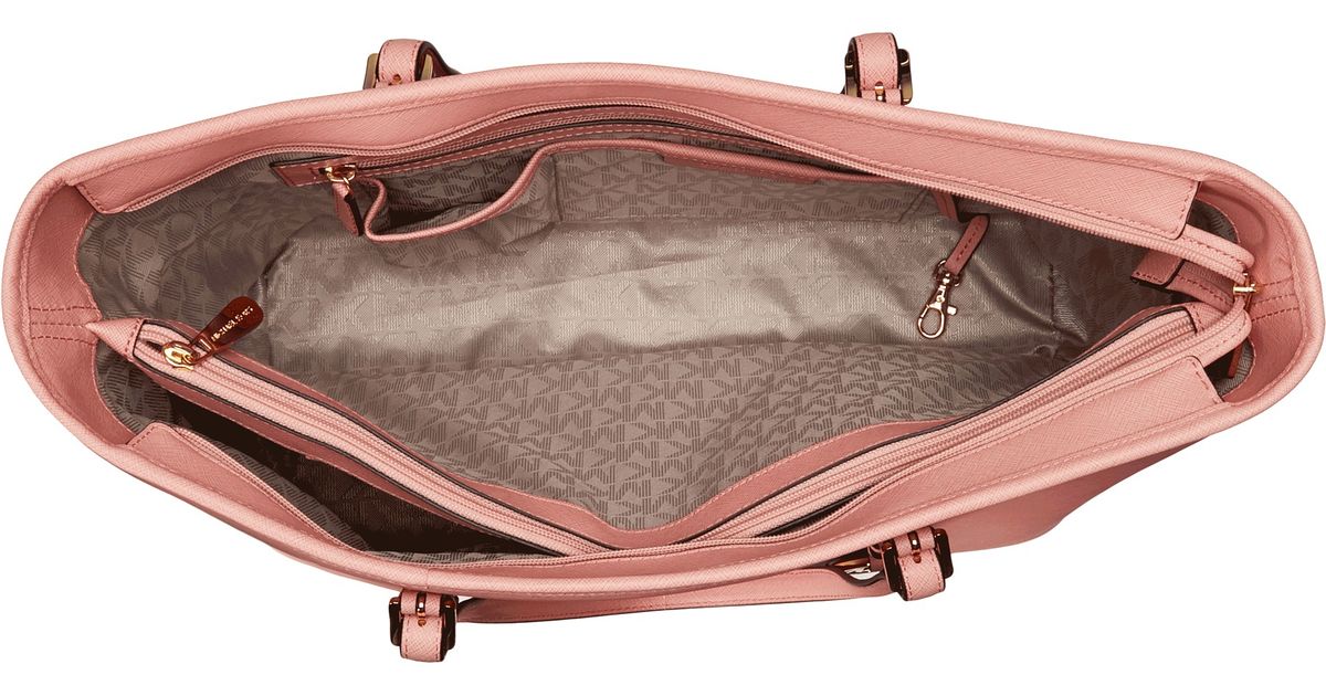michael kors light pink tote