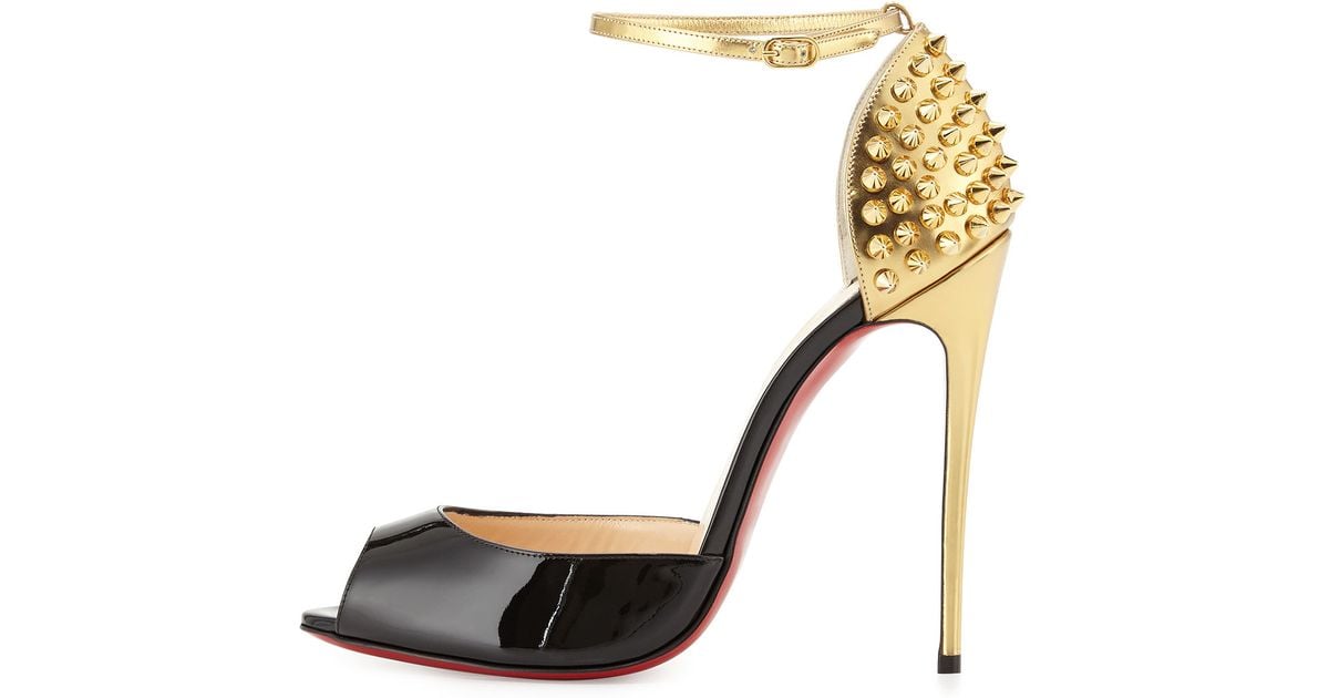 red bottoms spikes heels