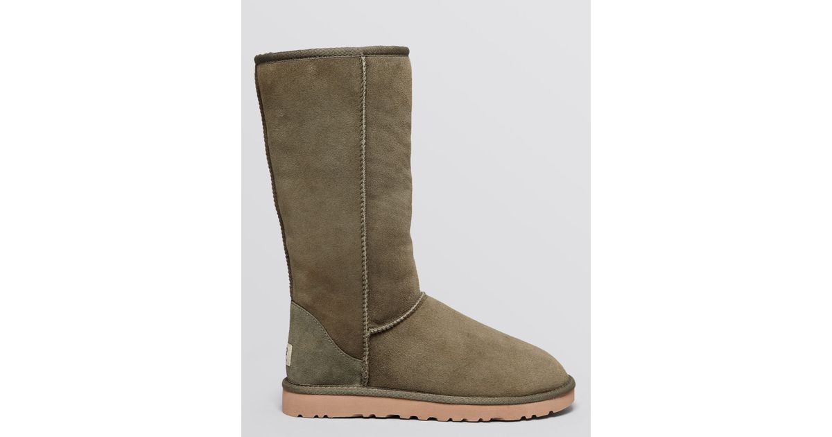 UGG Boots Classic Tall in Green | Lyst