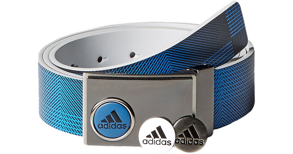 adidas Originals Ball Marker Printed Belt in Blue for Men