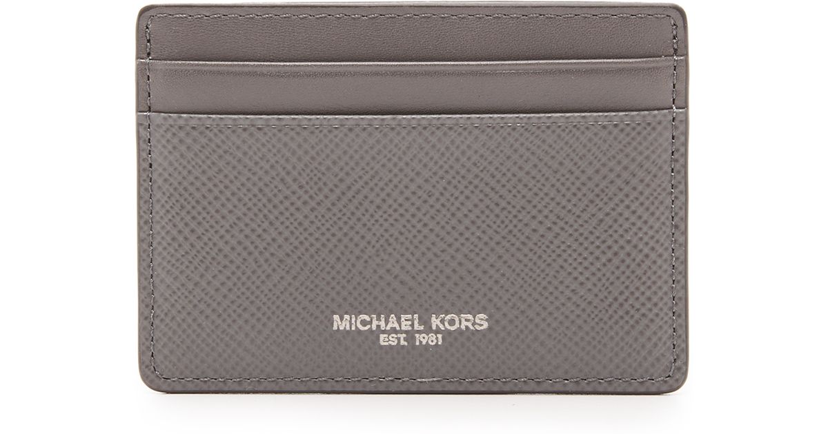 Michael Kors Harrison Leather Card Case 