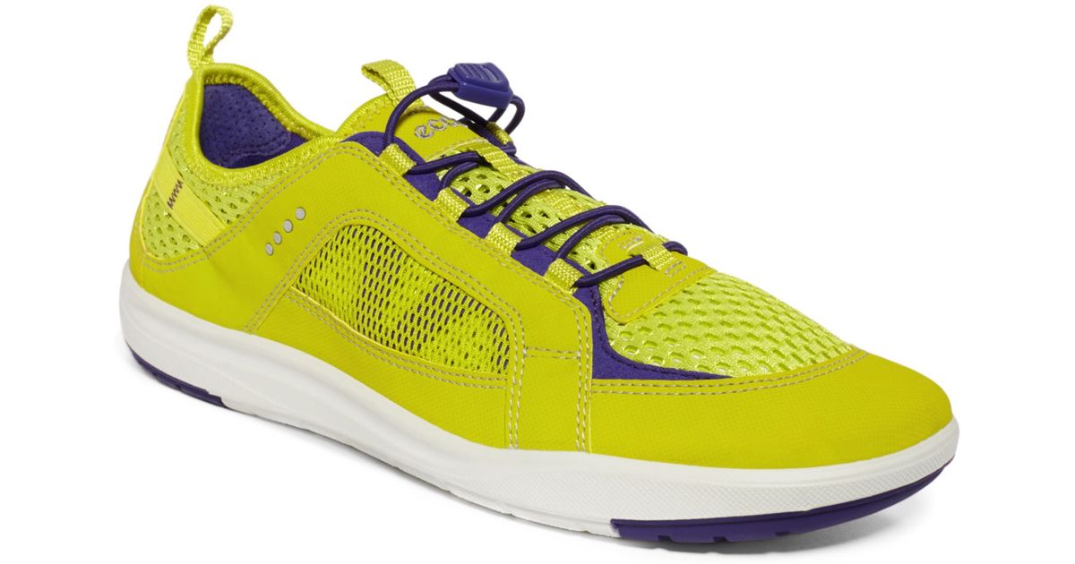 ecco yellow sneakers