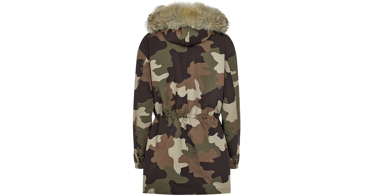 michael kors camouflage coat