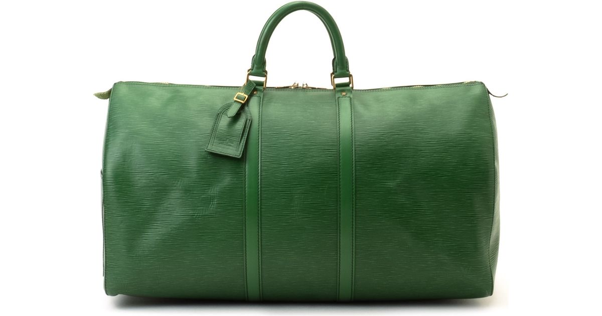 Louis vuitton Green Travel Bag - Vintage in Green | Lyst