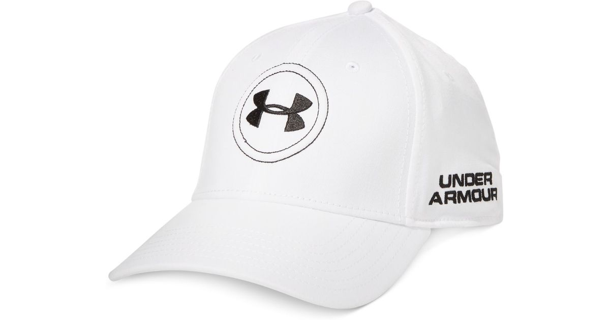 Under Armour Jordan Spieth Heatgear Golf Hat in White/White (White) for Men Lyst