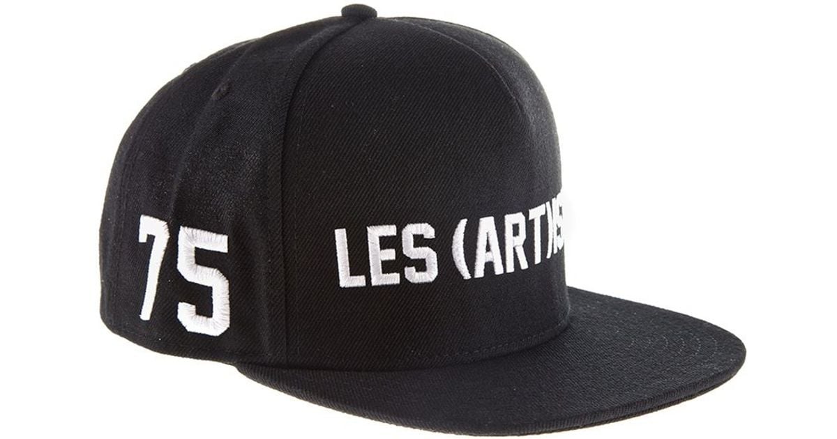 LES (ART)ISTS Baseball Cap in Black for Men - Lyst