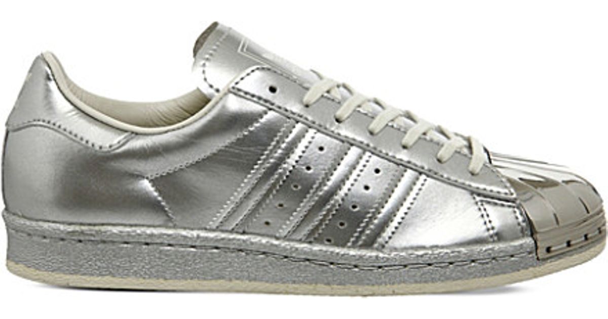 silver adidas trainers