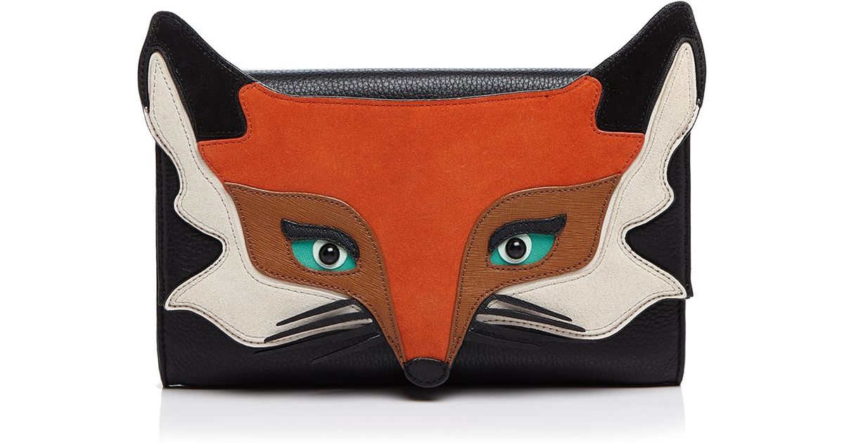 Kate Spade Blaze A Trail Fox Clutch in Black Lyst